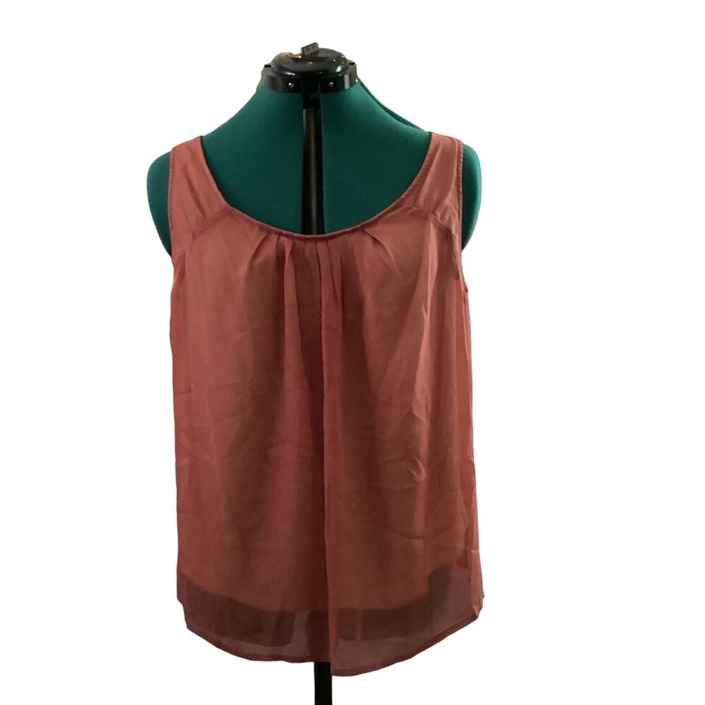 NWT Lauren Conrad Women’s Tank Top Size Medium Color Burnt Orange